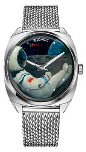 Космос Уникальные часы D 113.1 - Космонавт на Луне