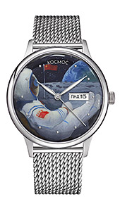 Космос Уникальные часы K 043.1 M - Космонавт на Луне